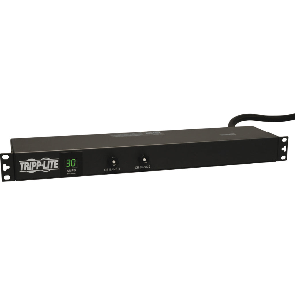 Tripp Lite PDU Metered 120V 30A 5-15/20R 12 Outlet L5-30P 1U RM - 1UHorizontal Rackmount, Vertical Rackmount - PDUMH30 - eCommerce Business Prime