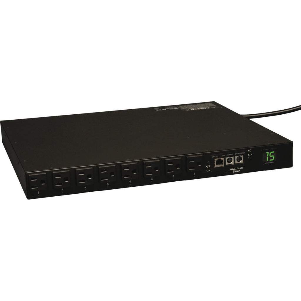 Tripp Lite PDU Switched 120V 1.4kW 15A 16 5-15R 5-15P 1URM Horizontal TAA - 1UHorizontal Rackmount, Vertical Rackmount - PDUMH15NET - eCommerce Business Prime