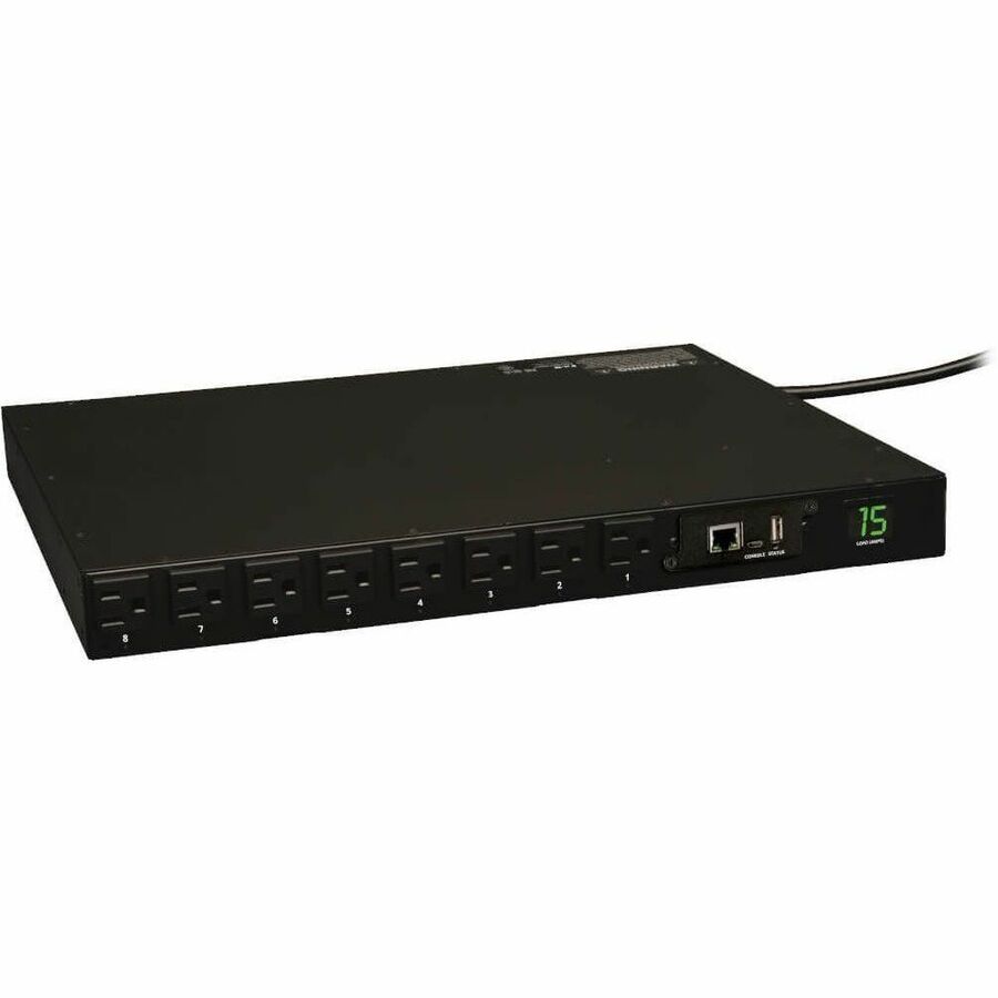 Tripp Lite PDU Switched 120V 1.4kW 15A 16 5-15R 5-15P 1URM Horizontal TAA - 1UHorizontal Rackmount, Vertical Rackmount - PDUMH15NET - eCommerce Business Prime