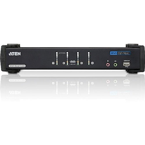 ATEN CubiQ CS1784A KVM Switch - 4 Computer(s) - WQXGA - 2560 x 1600 - 8 x USB - 5 x DVI - CS1784A - eCommerce Business Prime