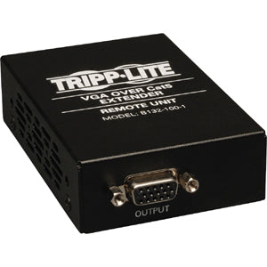 Tripp Lite VGA over Cat5 Cat6 Extender Remote Receiver 1920x1440 TAA GSA - 1 Input Device - 1 Output Device - 1000 ft Range - 1 x Network (RJ-45) - 1920 x 1440 - Twisted Pair - Wall Mountable, Rack-mo...  - B132-100-1 - eCommerce Business Prime