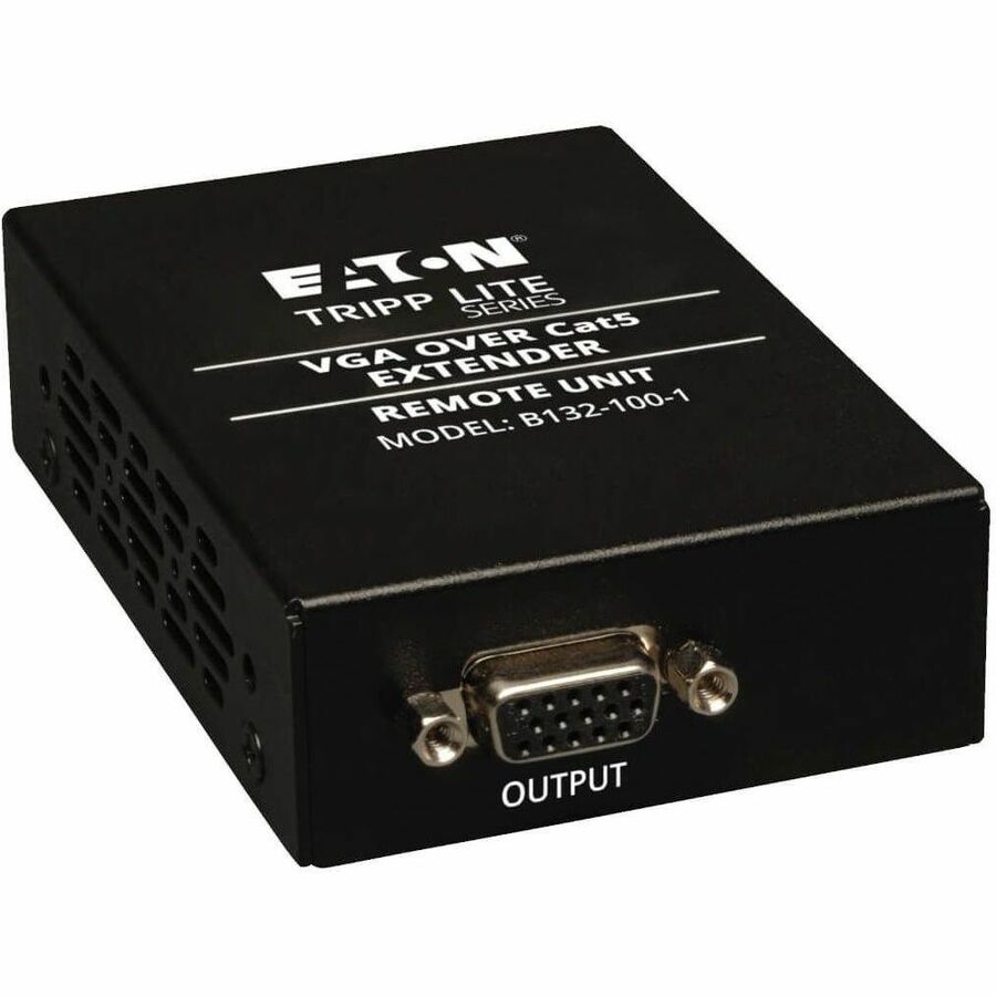 Tripp Lite VGA over Cat5 Cat6 Extender Remote Receiver 1920x1440 TAA GSA - 1 Input Device - 1 Output Device - 1000 ft Range - 1 x Network (RJ-45) - 1920 x 1440 - Twisted Pair - Wall Mountable, Rack-mo...  - B132-100-1 - eCommerce Business Prime