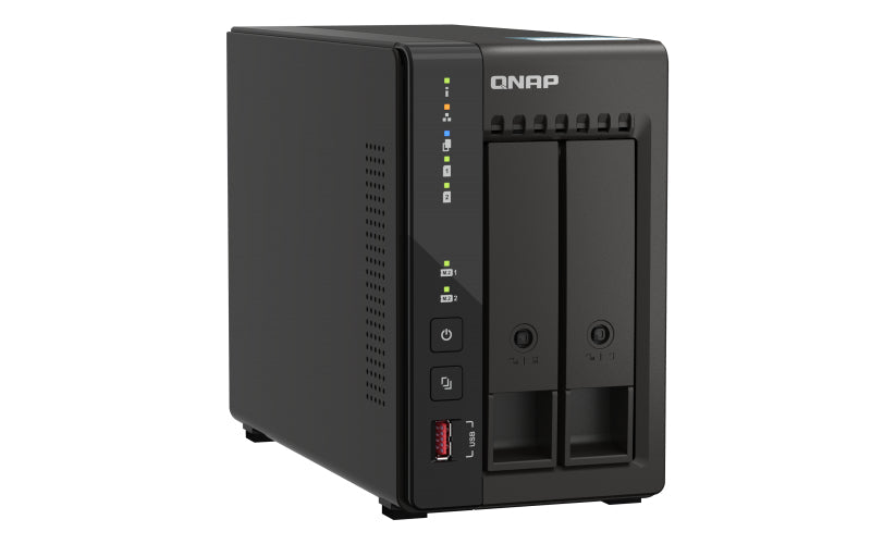 QNAP TS-253E NAS Tower Intel® Celeron® J6412 8 GB 0 TB QNAP Turbo System Black - eCommerce Business Prime
