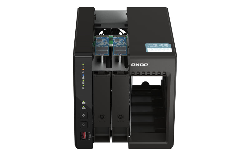 QNAP TS-253E NAS Tower Intel® Celeron® J6412 8 GB 0 TB QNAP Turbo System Black - eCommerce Business Prime
