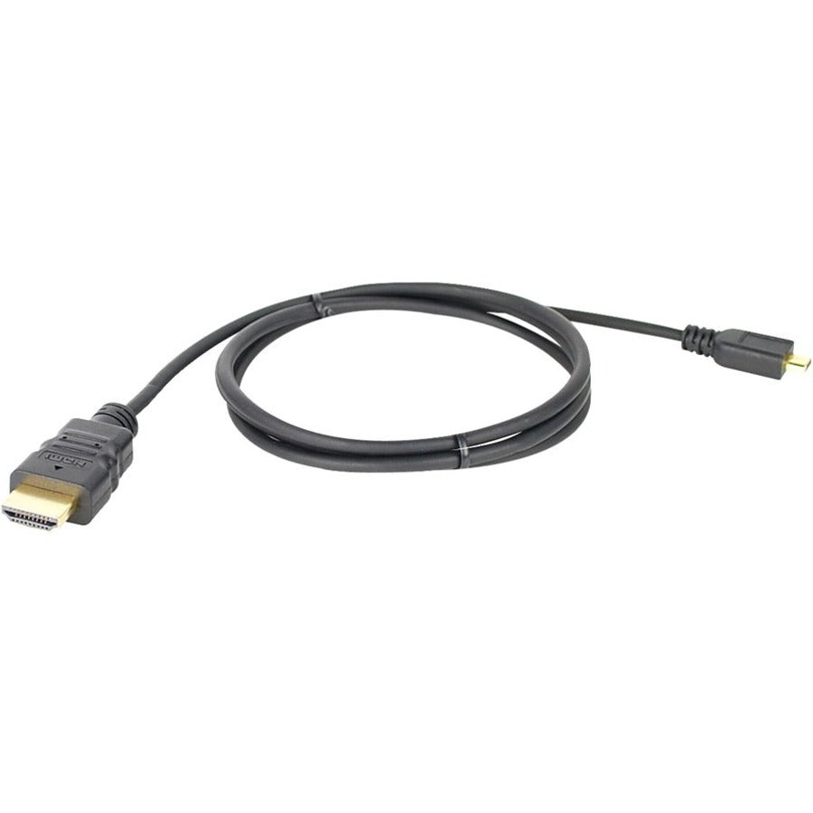 SIIG MicroHD - 1 Meter HDMI Cable Adapter - 3.28 ft HDMI A/V Cable - First End: 1 x 19-pin HDMI Digital Audio/Video - Male - Second End: 1 x 19-pin Micro HDMI Type D Digital Audio/Video - Male - Shiel...  - CB-HD0012-S1 - eCommerce Business Prime