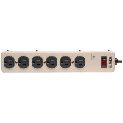 Tripp Lite 6-Outlet Commercial-Grade Surge Protector, 6 ft. (1.83 m) Cord, 900 Joules, 12.5-in. length - Receptacles: 6 x NEMA 5-15R - 900J - PM6SN1 - eCommerce Business Prime