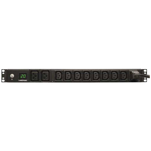 Tripp Lite PDU Metered 200V - 240V 20A 8 C13; 2 C19 C20 Horizontal 1URM - 1UHorizontal Rackmount - PDUMH20HV - eCommerce Business Prime