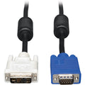 Tripp Lite 6ft DVI to VGA Monitor Cable Shielded with RGB High Resolution DVI-A to HD15 M/M 6' - (DVI-A M to HD15 M) 6-ft. - P556-006 - eCommerce Business Prime