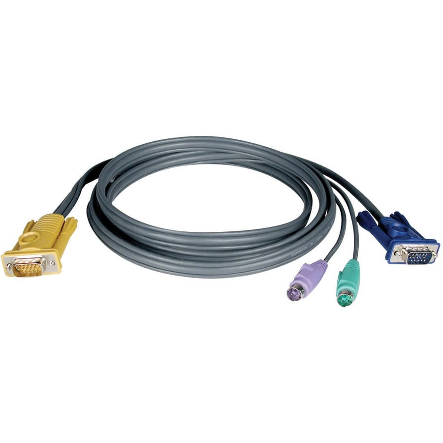 Tripp Lite 15ft PS/2 Cable Kit for KVM Switch 3-in-1 B020 / B022 Series KVMs - 15ft - P774-015 - eCommerce Business Prime