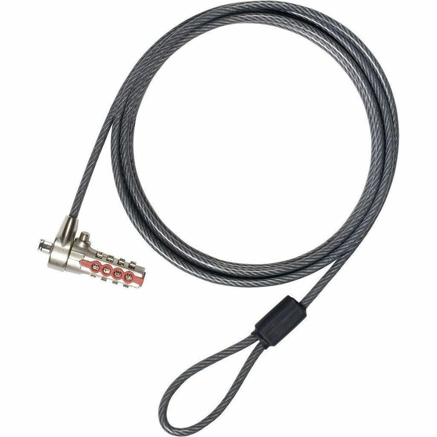 Targus DEFCON Serialized Cable Lock (SCL) - Combination Lock - Galvanized Steel - 6.5ft - PA410S-1 - eCommerce Business Prime