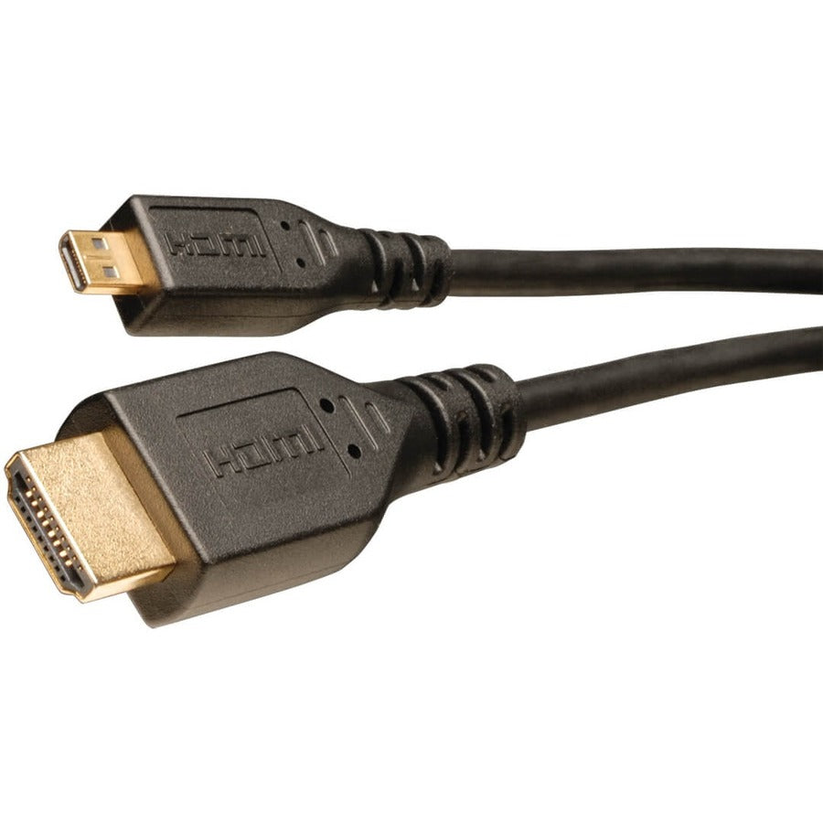 Tripp Lite 6ft HDMI to Micro HDMI Cable wit Ethernet Digital Video / Audio Adapter Converter M/M - HDMI for TV, Monitor, Camera, Phone - 6 ft - 1 x HDMI (Micro Type D) Male Digital Audio/Video - 1 x H...  - P570-006-MICRO - eCommerce Business Prime