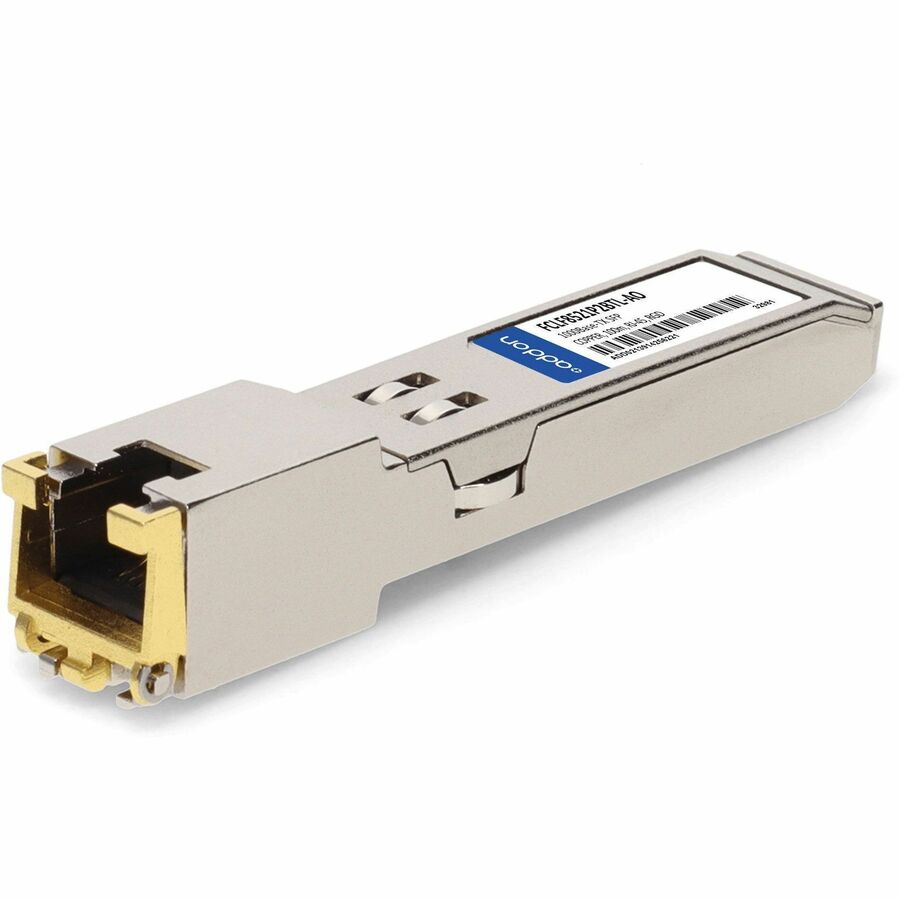 AddOn Finisar FCLF8521P2BTL Compatible TAA Compliant 10/100/1000Base-TX SFP Transceiver (Copper, 100m, RJ-45) - 100% compatible and guaranteed to work - FCLF8521P2BTL-AO - eCommerce Business Prime