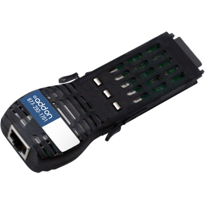AddOn Finisar FCLF8521P2BTL Compatible TAA Compliant 10/100/1000Base-TX SFP Transceiver (Copper, 100m, RJ-45) - 100% compatible and guaranteed to work - FCLF8521P2BTL-AO - eCommerce Business Prime