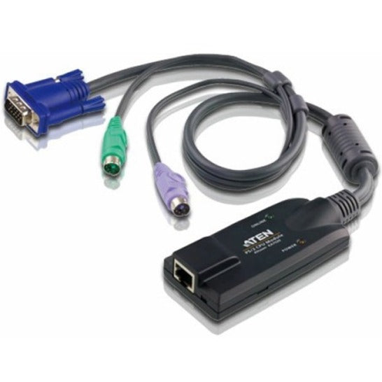 ATEN KVM Cable-TAA Compliant - USB KVM Cable for Keyboard, Mouse, Monitor, KVM Switch, Video Device - First End: 1 x RJ-45 Network - Female - Second End: 1 x 6-pin Mini-DIN (PS/2) - Female, 1 x 6-pin ...  - KA7520 - eCommerce Business Prime