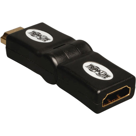 Tripp Lite HDMI Male to Female Swivel Adapter Up / Down Angled Connector M/F - 1 x HDMI Digital Audio/Video Female - 1 x HDMI Digital Audio/Video Male - Black - P142-000-UD - eCommerce Business Prime