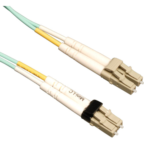 Tripp Lite 10M 10Gb Duplex Multimode 50/125 OM3 LSZH Fiber Optic Patch Cable LC/LC Aqua 33' 33ft 10 Meter - 32.80 ft Fiber Optic Network Cable for Network Device - First End: 2 x LC Network - Male - S...  - N836-10M - eCommerce Business Prime