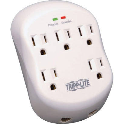 Tripp Lite Surge Protector Wallmount Direct Plug In 5 Outlet RJ11 1080 Joules - 5 - 1875 VA - 1080 J - 120 V AC Input - 120 V AC Output - SK5TEL-0 - eCommerce Business Prime