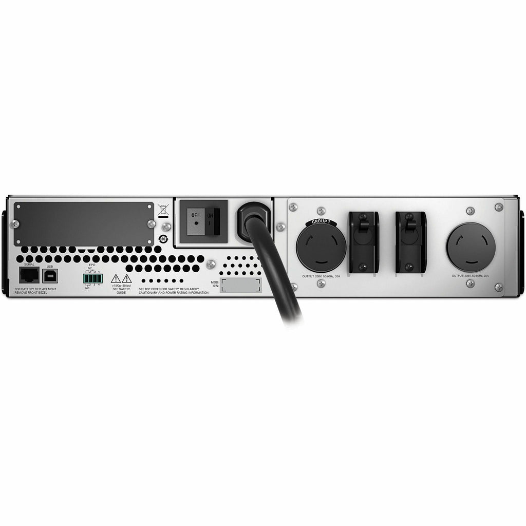APC by Schneider Electric Smart-UPS 3000VA Rack-mountable UPS - 2U Rack-mountable - 3 Hour Recharge - 3 Minute Stand-by - 220 V AC Input - 208 V AC Output - 2 x NEMA L6-20R - SMT3000RMT2U - eCommerce Business Prime