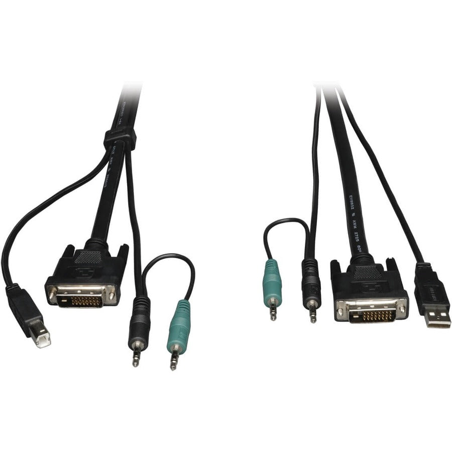 Tripp Lite KVM Switch Cable Kit 6ft for B002-DUA2 / B002-DUA4 Secure 6' - P759-006 - eCommerce Business Prime