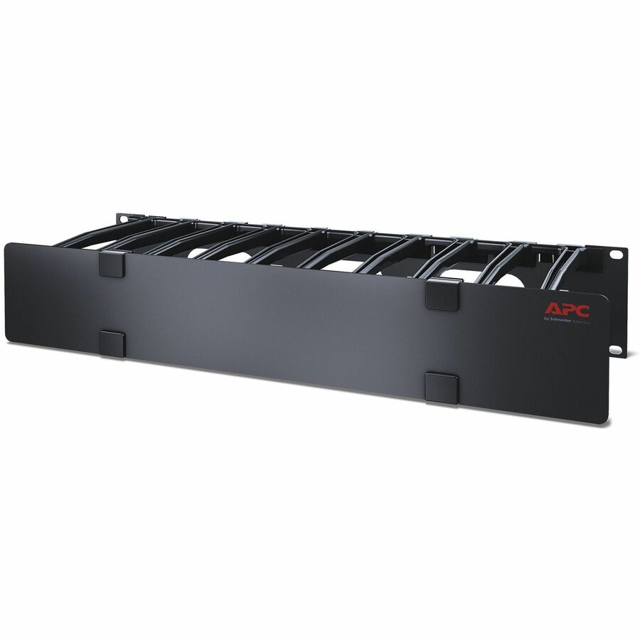 APC by Schneider Electric Horizontal Cable Manager - Cable Manager - Black - 2U Rack Height - AR8606 - eCommerce Business Prime