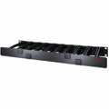 APC by Schneider Electric Horizontal Cable Manager - Cable Manager - Black - 1U Rack Height - AR8612 - eCommerce Business Prime