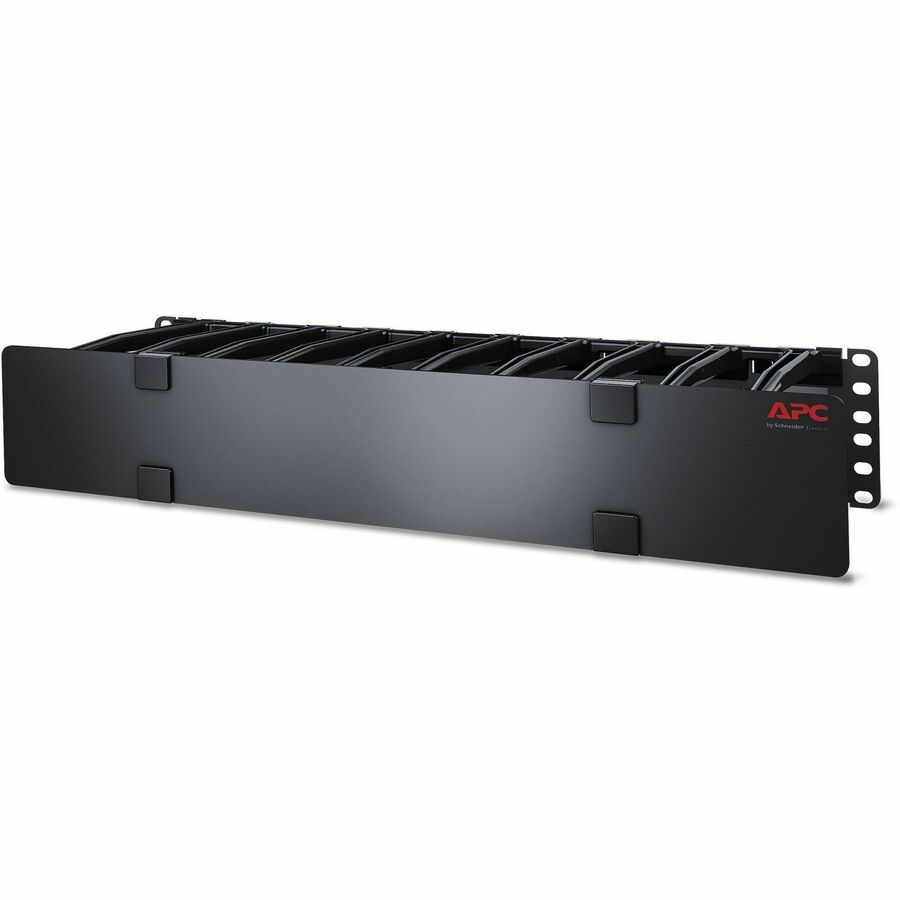 APC by Schneider Electric Horizontal Cable Manager - Cable Manager - Black - 2U Rack Height - AR8603A - eCommerce Business Prime
