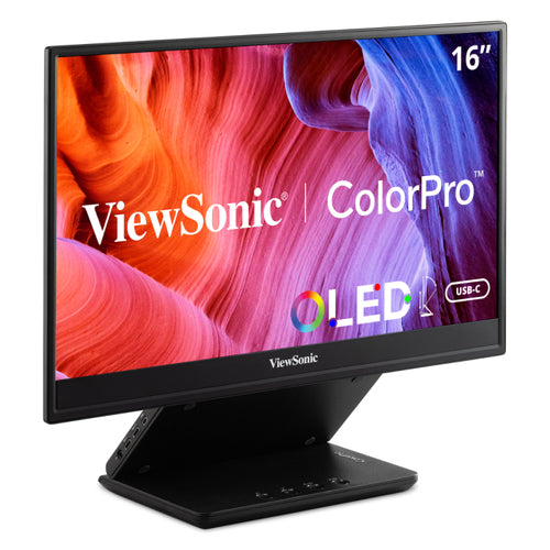 Viewsonic VP Series VP16-OLED computer monitor 40.6 cm (16") 1920 x 1080 pixels Full HD Touchscreen Black - eCommerce Business Prime