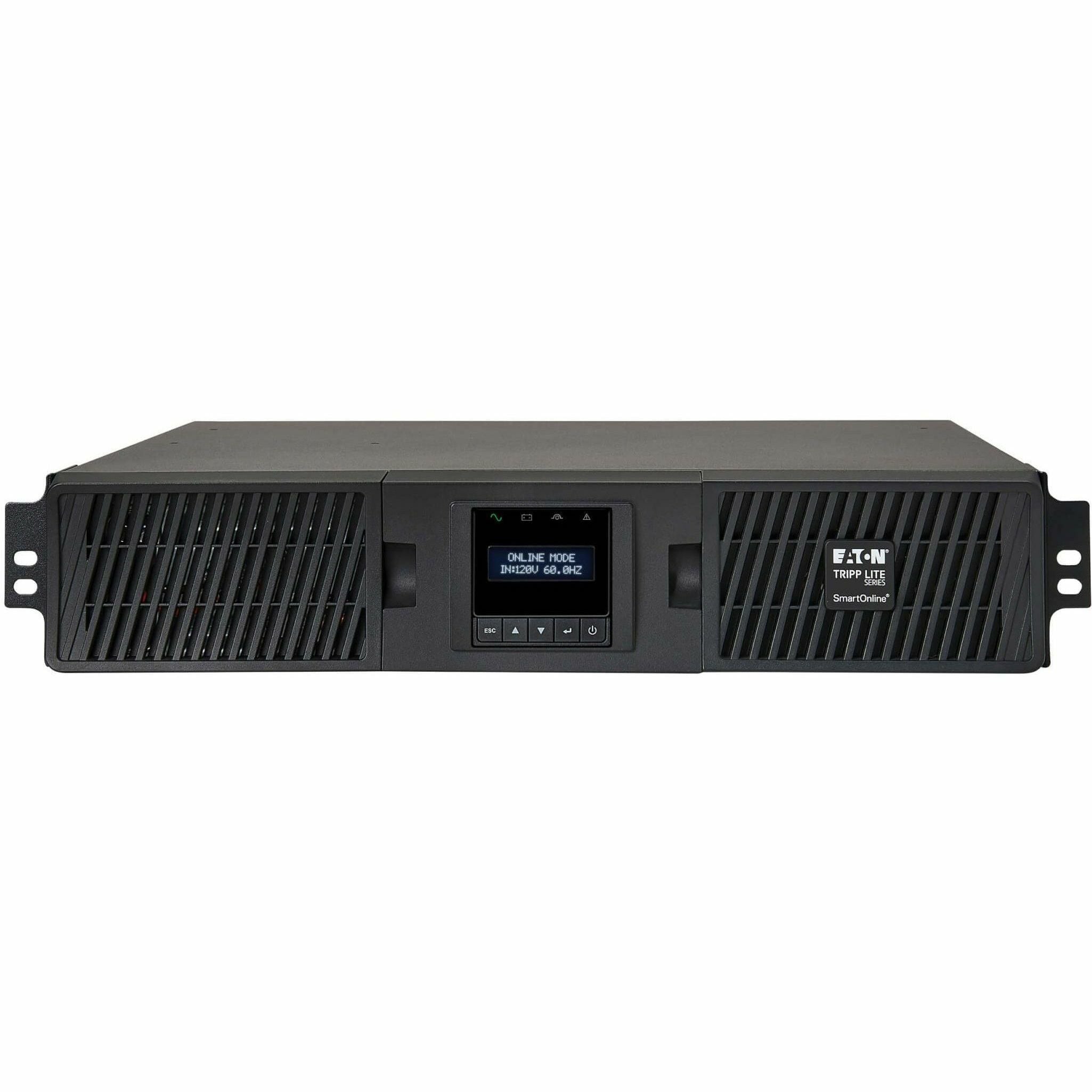 Tripp Lite UPS 2200VA 1800W Smart Online Rackmount LCD Sine Wave USB DB9 - 2U Rack/Tower - 4 Minute Stand-by - 100 V AC, 110 V AC, 115 V AC, 120 V AC, 127 V AC Input - 100 V AC, 110 V AC, 115 V AC, 12...  - SU2200RTXLCD2U - eCommerce Business Prime