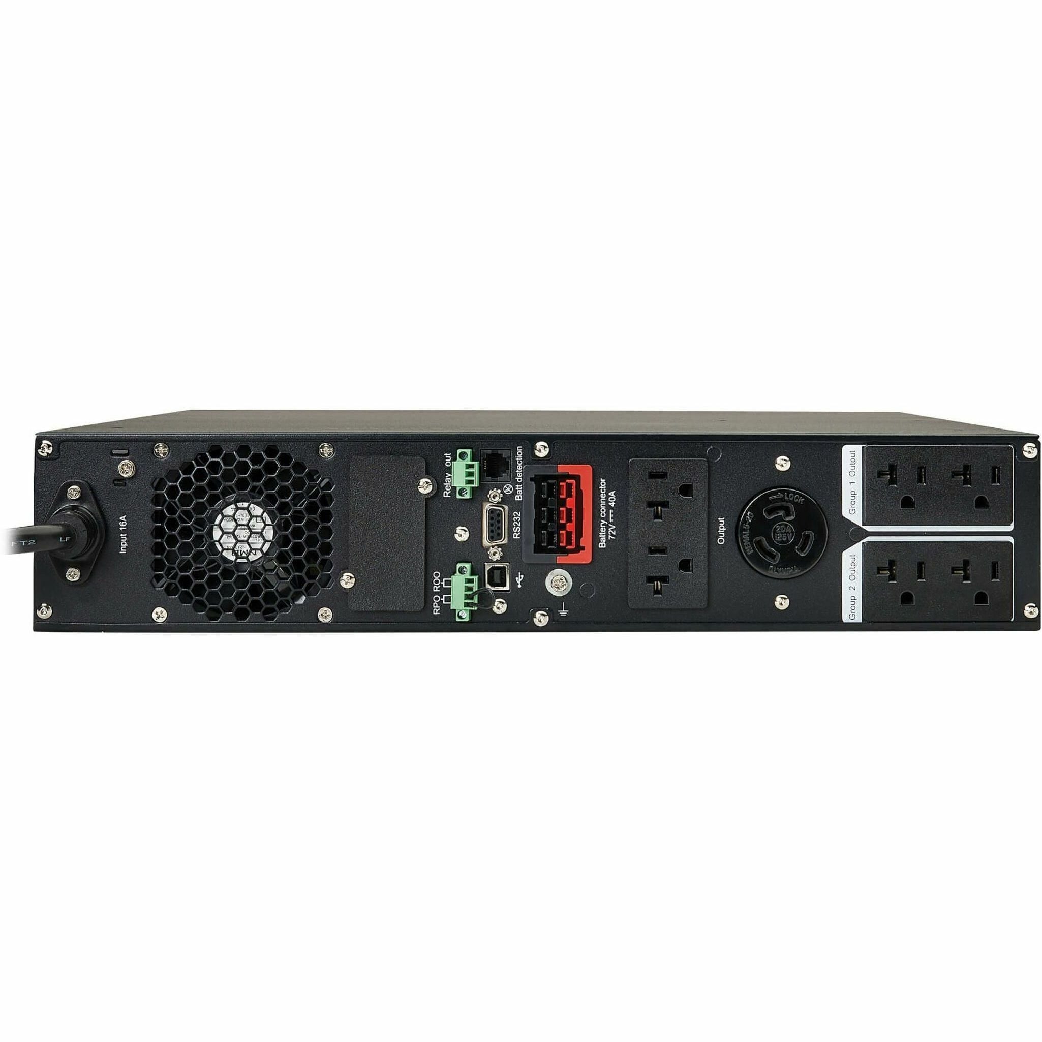 Tripp Lite UPS 2200VA 1800W Smart Online Rackmount LCD Sine Wave USB DB9 - 2U Rack/Tower - 4 Minute Stand-by - 100 V AC, 110 V AC, 115 V AC, 120 V AC, 127 V AC Input - 100 V AC, 110 V AC, 115 V AC, 12...  - SU2200RTXLCD2U - eCommerce Business Prime