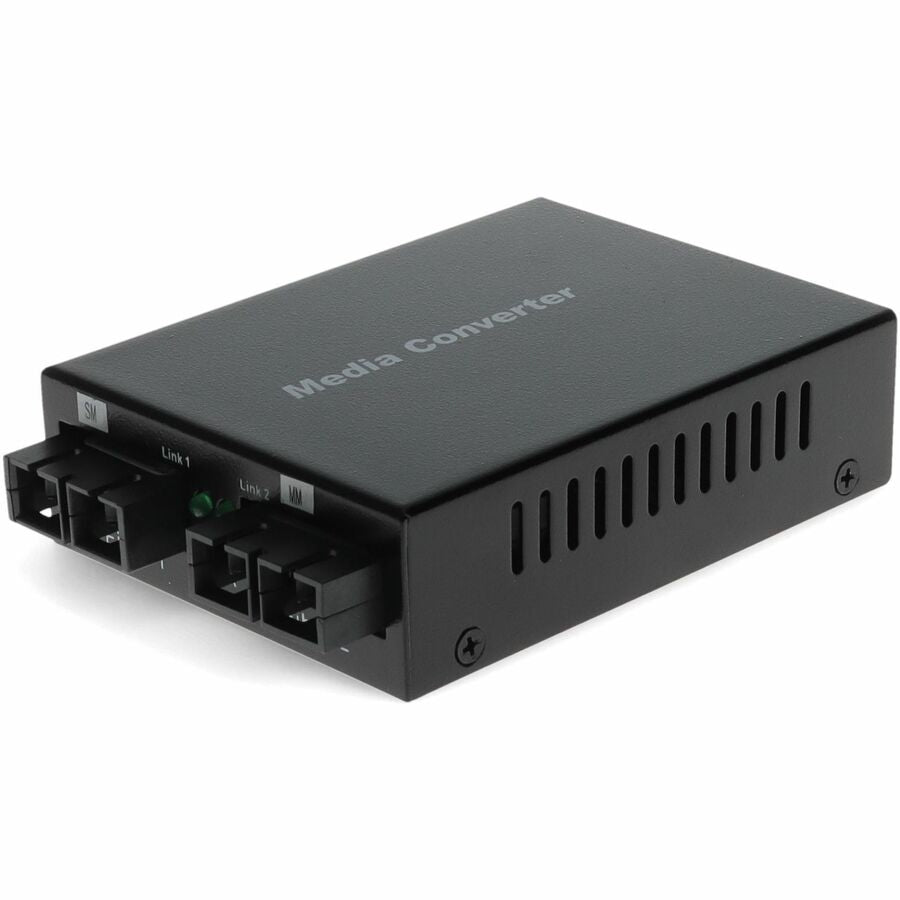 AddOn 1000Base-SX(SC) to 1000Base-LX(SC) MMF/SMF 850nm/1310nm 550m/20km Media Converter - 100% compatible and guaranteed to work - ADD-GMC-MMSM-2SC - eCommerce Business Prime