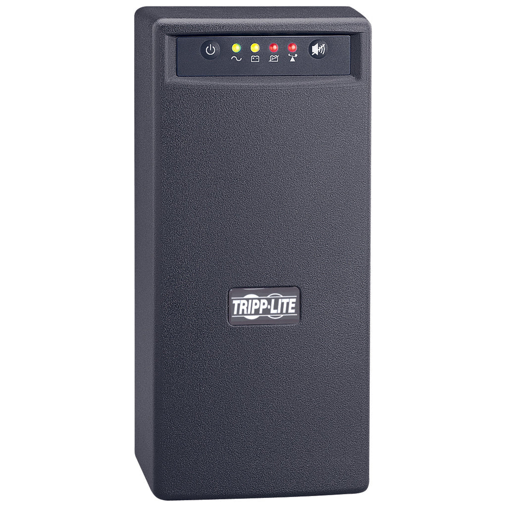Tripp Lite UPS 800VA 475W Battery Back Up Tower AVR 120V USB RJ11 RJ45 - Tower - 4 Hour Recharge - 3.50 Minute Stand-by - 110 V AC Input - 120 V AC Output - 6 x NEMA 5-15R, 1 x NEMA 5-15R - OMNIVS800 - eCommerce Business Prime
