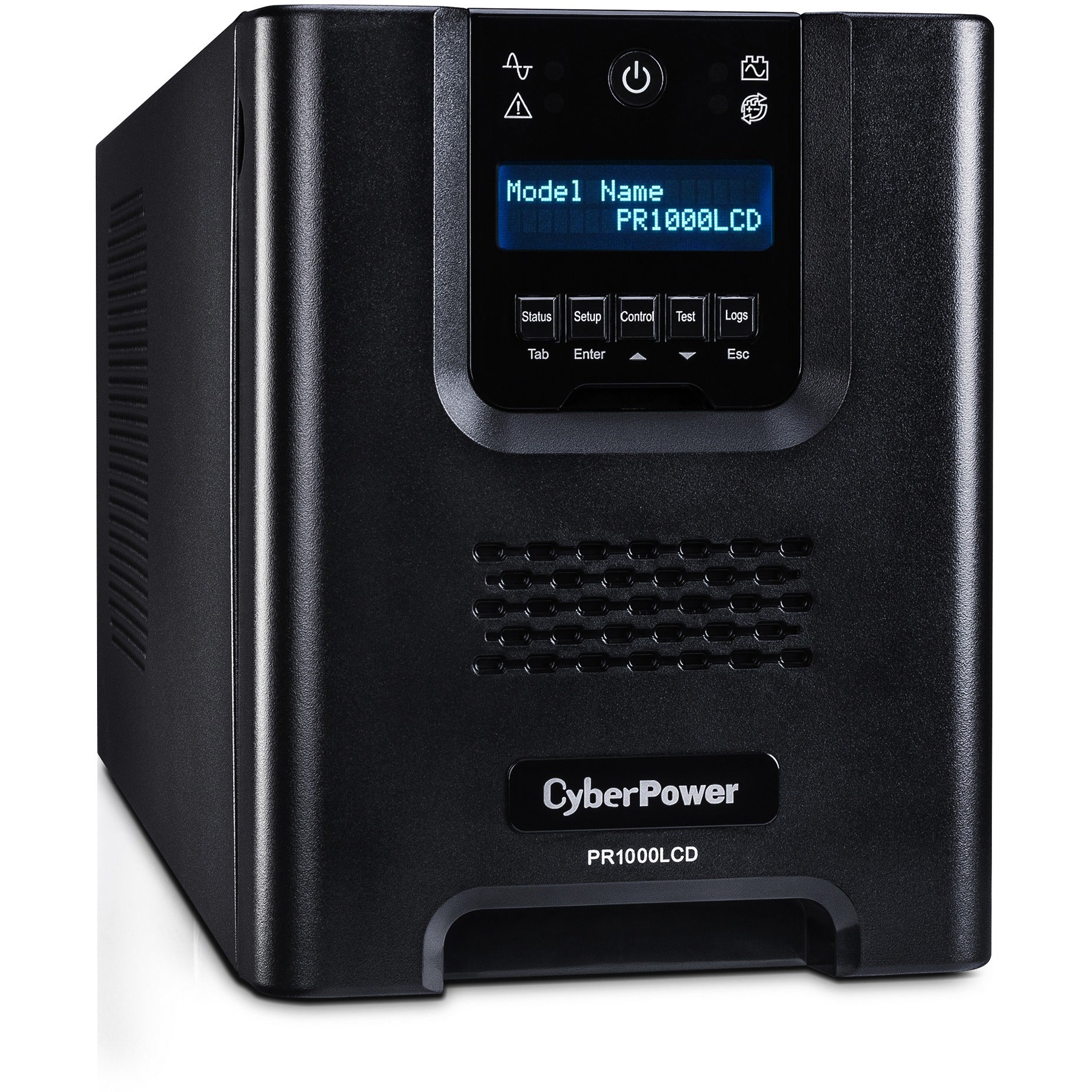 CyberPower PR1000LCD Smart App Sinewave UPS Systems - 1000VA/1000W, 120 VAC, NEMA 5-15P, Mini-Tower, Sine Wave, 8 Outlets, LCD, PowerPanel&reg; Business, $375000 CEG, 3YR Warranty - PR1000LCD - eCommerce Business Prime