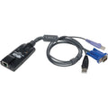 Tripp Lite USB Server Interface Unit Virtual Media & CAC B064 Cat5 KVM TAA - RJ-45/USB/VGA KVM Cable for KVM Switch - First End: 1 x RJ-45 Network - Female - Second End: 1 x 15-pin HD-15 - Male, 2 x U...  - B055-001-UV2CAC
