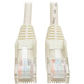 Tripp Lite 7ft Cat5e / Cat5 350MHz Snagless Patch Cable RJ45 M/M White 7' - 7 ft Category 5e Network Cable for Network Device - First End: 1 x RJ-45 Network - Male - Second End: 1 x RJ-45 Network - Ma...  - N001-007-WH - eCommerce Business Prime
