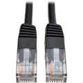 Tripp Lite 15ft Cat5e Cat5 Molded Patch Cable 350MHz RJ45 M/M Black 15' - 15 ft Category 5e Network Cable for Network Device - First End: 1 x RJ-45 Network - Male - Second End: 1 x RJ-45 Network - Mal...  - N002-015-BK - eCommerce Business Prime