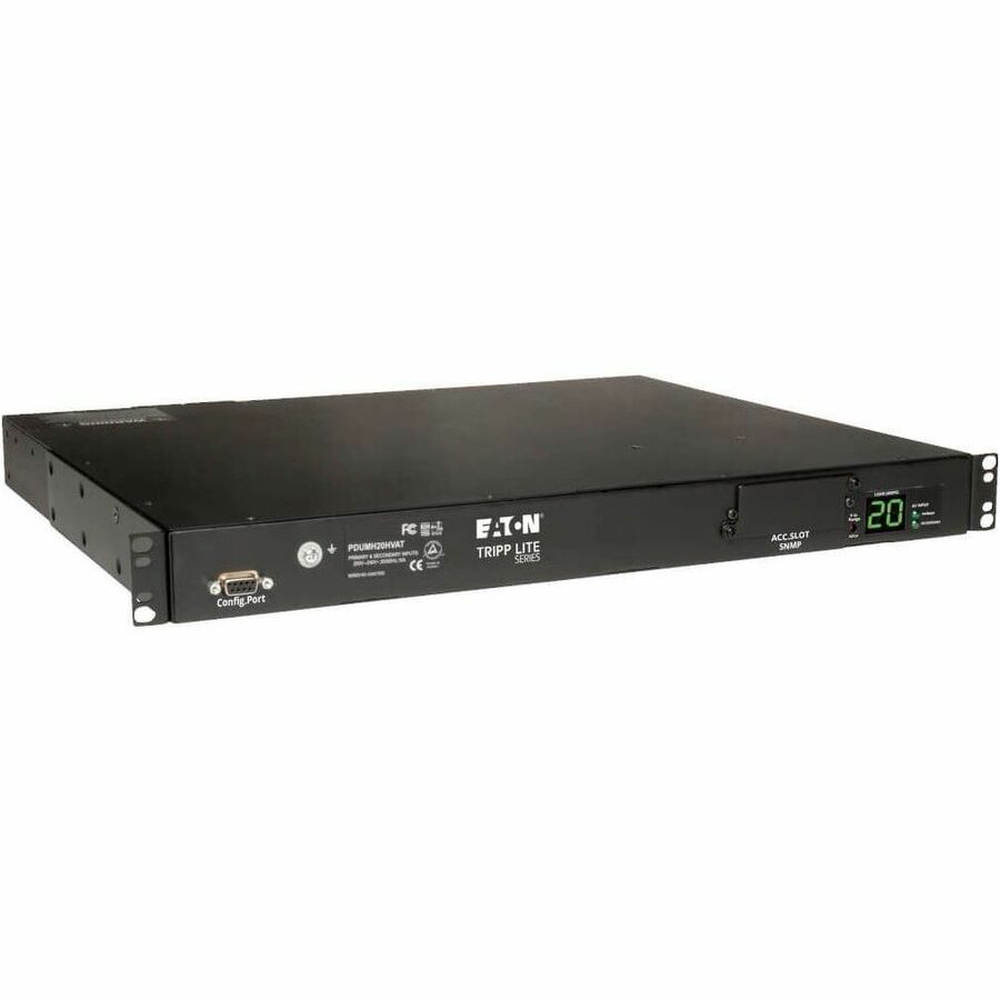 Tripp Lite PDU Metered ATS 200-240V 16/20A 8 C13; 2 C19; 2 C20 1URM TAA Compliant - 2 x IEC 60320 C19, 8 x IEC 60320 C13 - 200 V AC - PDUMH20HVAT - eCommerce Business Prime