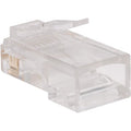 Tripp Lite RJ45 for Solid / Standard Conductor 4-Pair Cat5e Cat5 Cable 100 Pack - 100 Pack - 1 x RJ-45 Network Male - N030-100 - eCommerce Business Prime