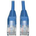Tripp Lite 2ft Cat5e / Cat5 350MHz Snagless Patch Cable RJ45 M/M Blue 2' - 2 ft Category 5e Network Cable for Network Device - First End: 1 x RJ-45 Network - Male - Second End: 1 x RJ-45 Network - Mal...  - N001-002-BL - eCommerce Business Prime
