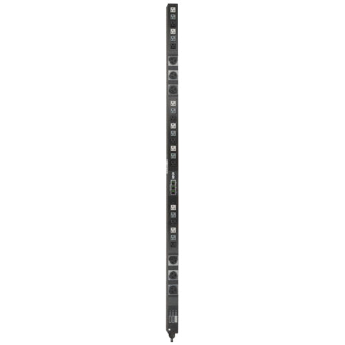 Tripp Lite PDU 3-Phase Metered 208/120V 5.7 kW 21 5-15/20R; 6 L6-20R 0URM - 6 x NEMA L6-20R, 21 x NEMA 5-15/20R - 5.70 kVA - Vertical Rackmount, Toolless-mount - PDU3MV6L2120B - eCommerce Business Prime