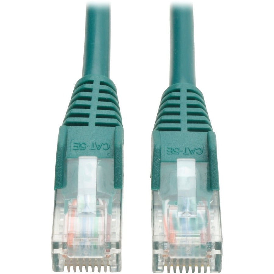 Tripp Lite 20ft Cat5e / Cat5 Snagless Molded Patch Cable RJ45 M/M Green 20' - 20 ft Category 5e Network Cable for Network Device - First End: 1 x RJ-45 Network - Male - Second End: 1 x RJ-45 Network -...  - N001-020-GN - eCommerce Business Prime