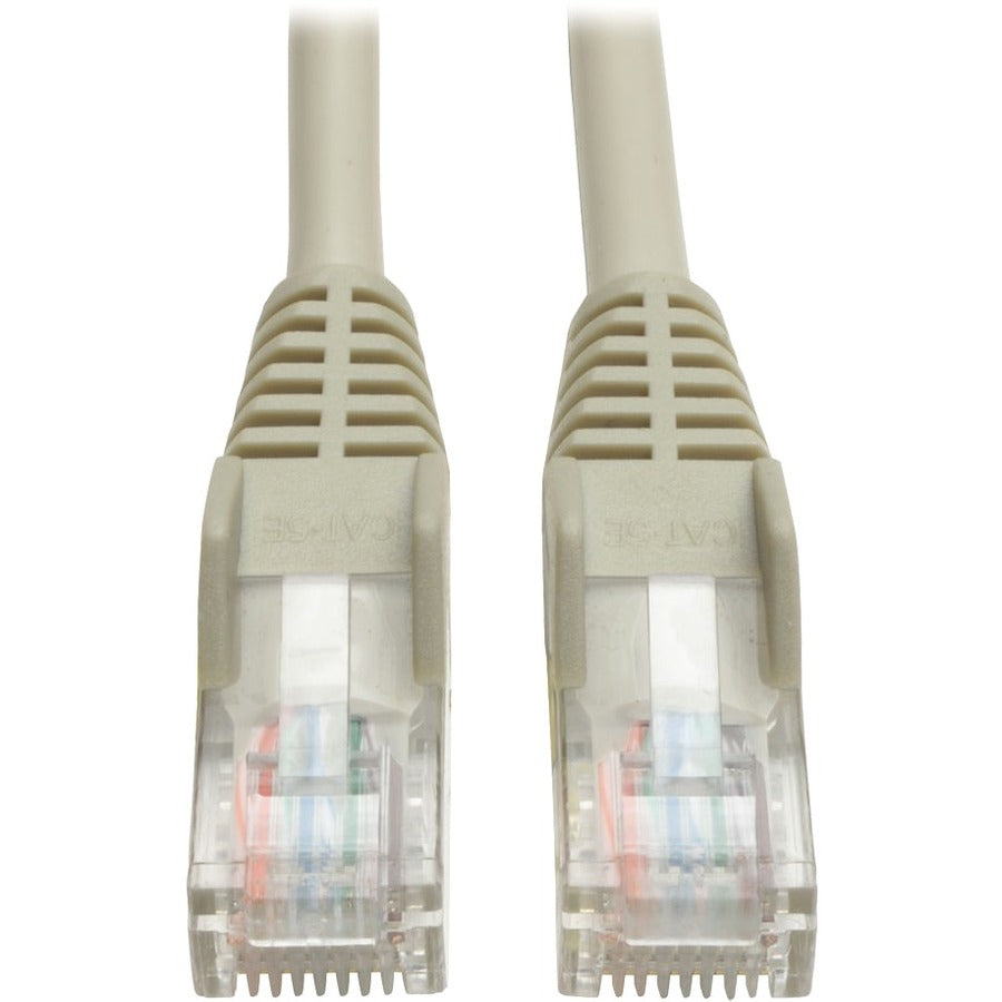 Tripp Lite 20ft Cat5e / Cat5 350MHz Snagless Patch Cable RJ45 M/M Gray 20' - 20 ft Category 5e Network Cable for Network Device - First End: 1 x RJ-45 Network - Male - Second End: 1 x RJ-45 Network - ...  - N001-020-GY - eCommerce Business Prime