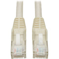 Tripp Lite 50ft Cat6 Gigabit Snagless Molded Patch Cable RJ45 M/M White 50' - 50 ft Category 6 Network Cable for Network Device - First End: 1 x RJ-45 Network - Male - Second End: 1 x RJ-45 Network - ...  - N201-050-WH - eCommerce Business Prime