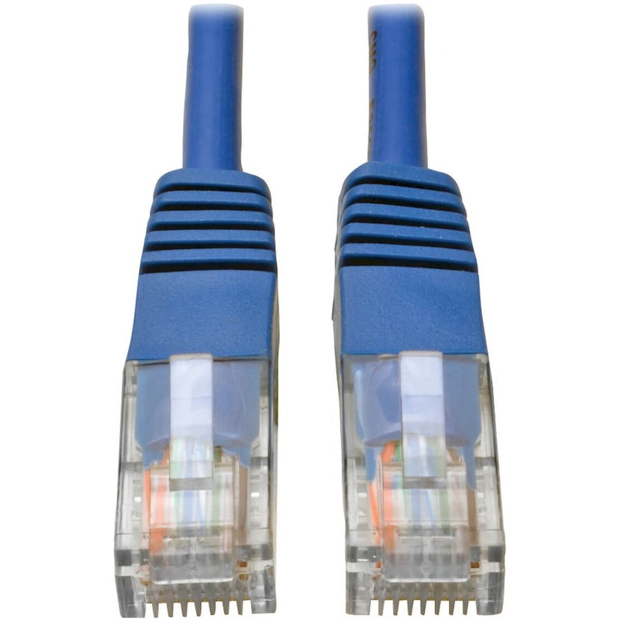 Tripp Lite 30ft Cat5e / Cat5 350MHz Molded Patch Cable RJ45 M/M Blue 30' - 30 ft Category 5e Network Cable for Network Device - First End: 1 x RJ-45 Network - Male - Second End: 1 x RJ-45 Network - Ma...  - N002-030-BL - eCommerce Business Prime