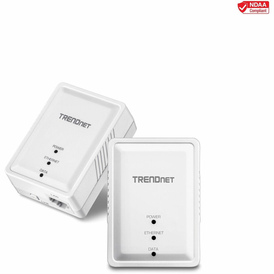 TRENDnet Powerline 500 AV Nano Adapter Kit, Includes 2 x TPL-406E Adapters, Cross Compatible With Powerline 600-500-200, Windows 10, 8.1, 8, 7, Vista, XP, Plug & Play Install, White, TPL-406E2K - 500 ...  - TPL-406E2K - eCommerce Business Prime