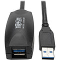 Tripp Lite 5M USB 3.0 SuperSpeed Active Extension Repeater Cable A M/F 16ft 5 Meter - USB - Extension Cable - 16.40 ft - 1 x Type A Male USB - 1 x Type A Female USB - Gray - U330-05M - eCommerce Business Prime