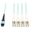 Tripp Lite 3M Fiber Optic Fan-out Cable MTP / MPO to 8 x LC 40GbE OM3 Plenum 10ft 10' 3 Meter - 10 ft Fiber Optic Network Cable for Network Device - First End: 1 x MTP Network - Female - Second End: 8...  - N844-03M-8LC-P - eCommerce Business Prime