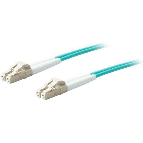 AddOn 4m LC (Male) to LC (Male) Aqua OM4 Duplex Fiber OFNR (Riser-Rated) Patch Cable - 100% compatible and guaranteed to work in OM4 and OM3 applications - ADD-LC-LC-4M5OM4 - eCommerce Business Prime