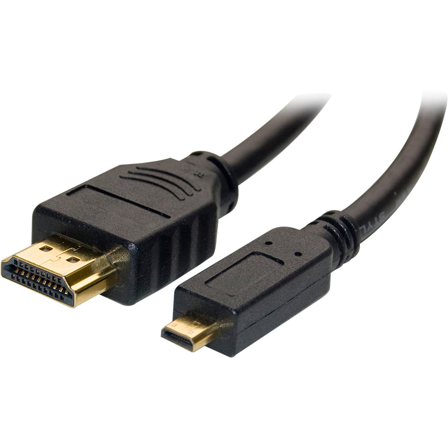 4XEM 6FT Micro HDMI To HDMI Adapter Cable - 6 ft HDMI/Micro HDMI A/V Cable for TV, Projector, Audio/Video Device, Monitor, Camera, Cellular Phone, Smartphone, HDTV, Home Theater System - First End: 1 ...  - 4XHDMIMICRO6FT - eCommerce Business Prime