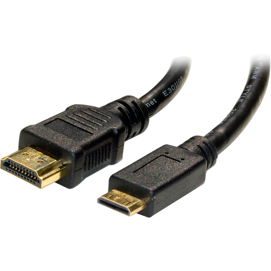 4XEM 3FT Mini HDMI To HDMI M/M Adapter Cable - 3 ft HDMI/Mini-HDMI A/V Cable for Audio/Video Device, Camera, Camcorder, TV, Monitor, Projector - First End: 1 x 19-pin HDMI 1.4 Type A Digital Audio/Vid...  - 4XHDMIMINI3FT - eCommerce Business Prime