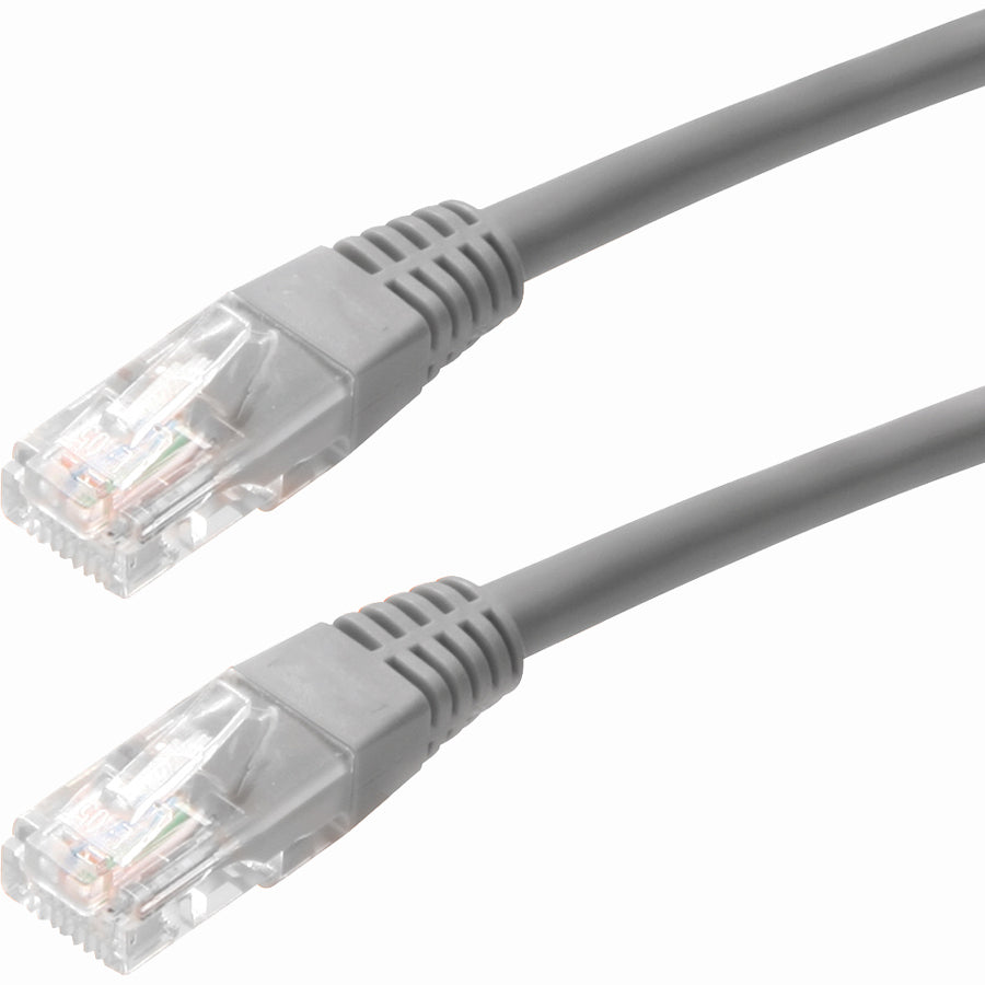4XEM 35FT Cat5e Molded RJ45 UTP Network Patch Cable (Gray) - 35 ft Category 5e Network Cable for Network Device, Notebook - First End: 1 x RJ-45 Network - Male - Second End: 1 x RJ-45 Network - Male -...  - 4XC5EPATCH35GR - eCommerce Business Prime